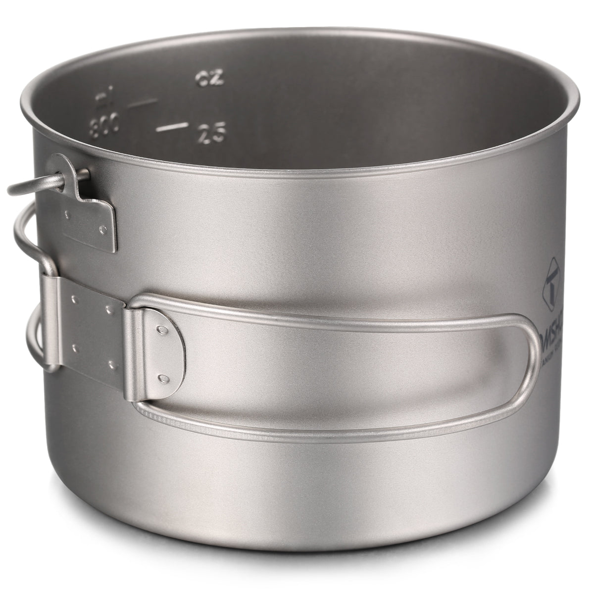 Titanium Hanging Pot for Camping 750ml/900ml/1100ml/1600ml/2000ml/2800ml N44597