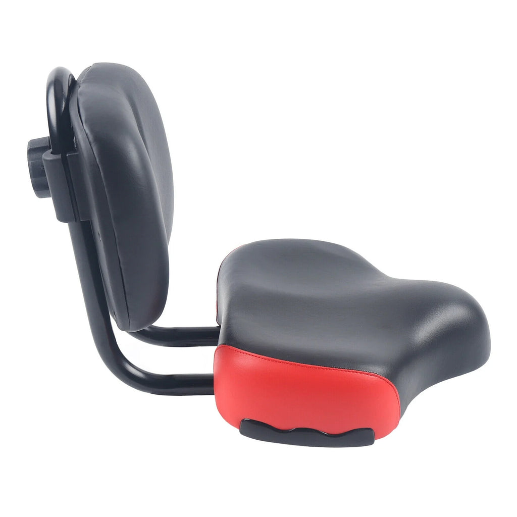 Black Comfort Bike Seat with Backrest L993072