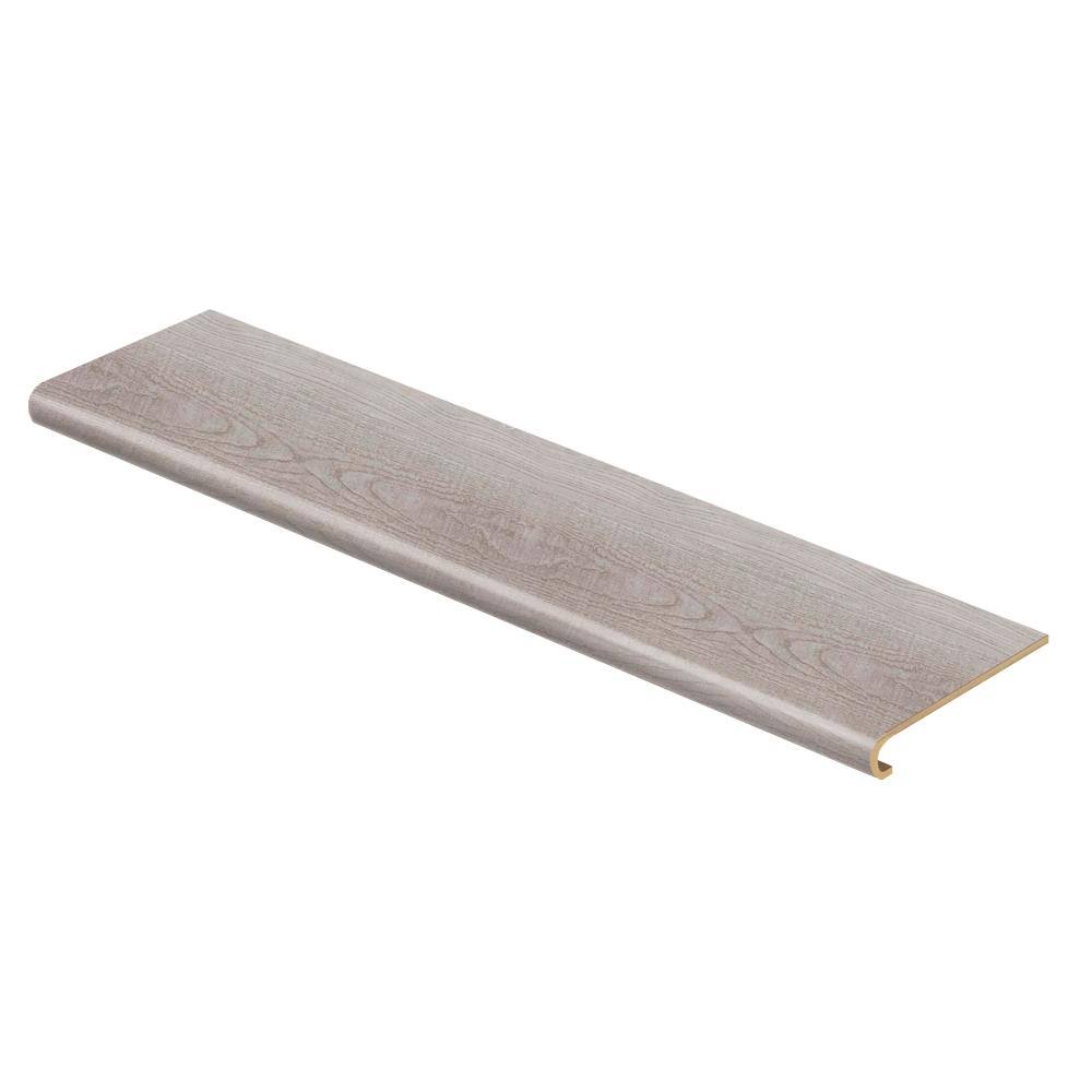 Coastal Oak/Silver Sycamore 94 in. L Vinyl Overlay to Cover Stairs Q352