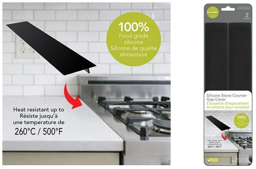 2-pc Silicone Counter Stove Gap Cover W274