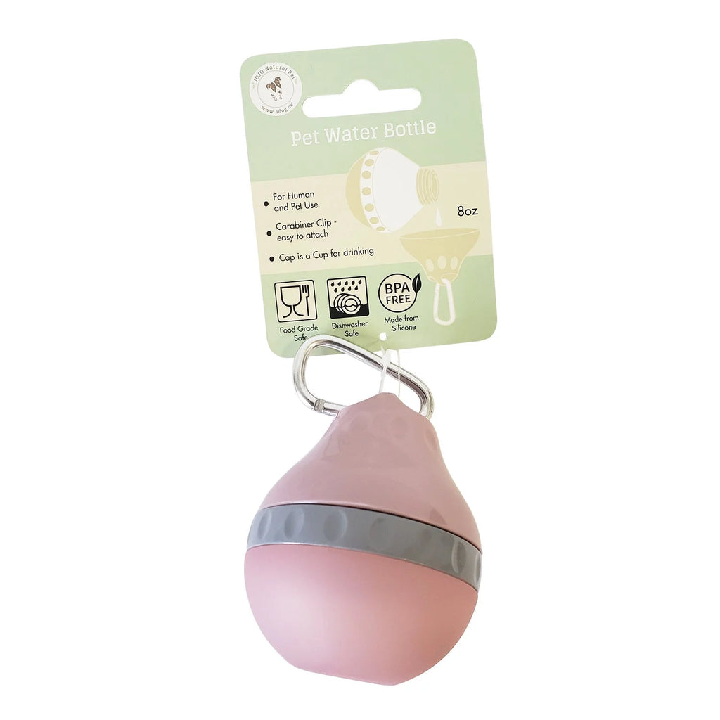 8 oz Silicone Travel Water Bottle P87089