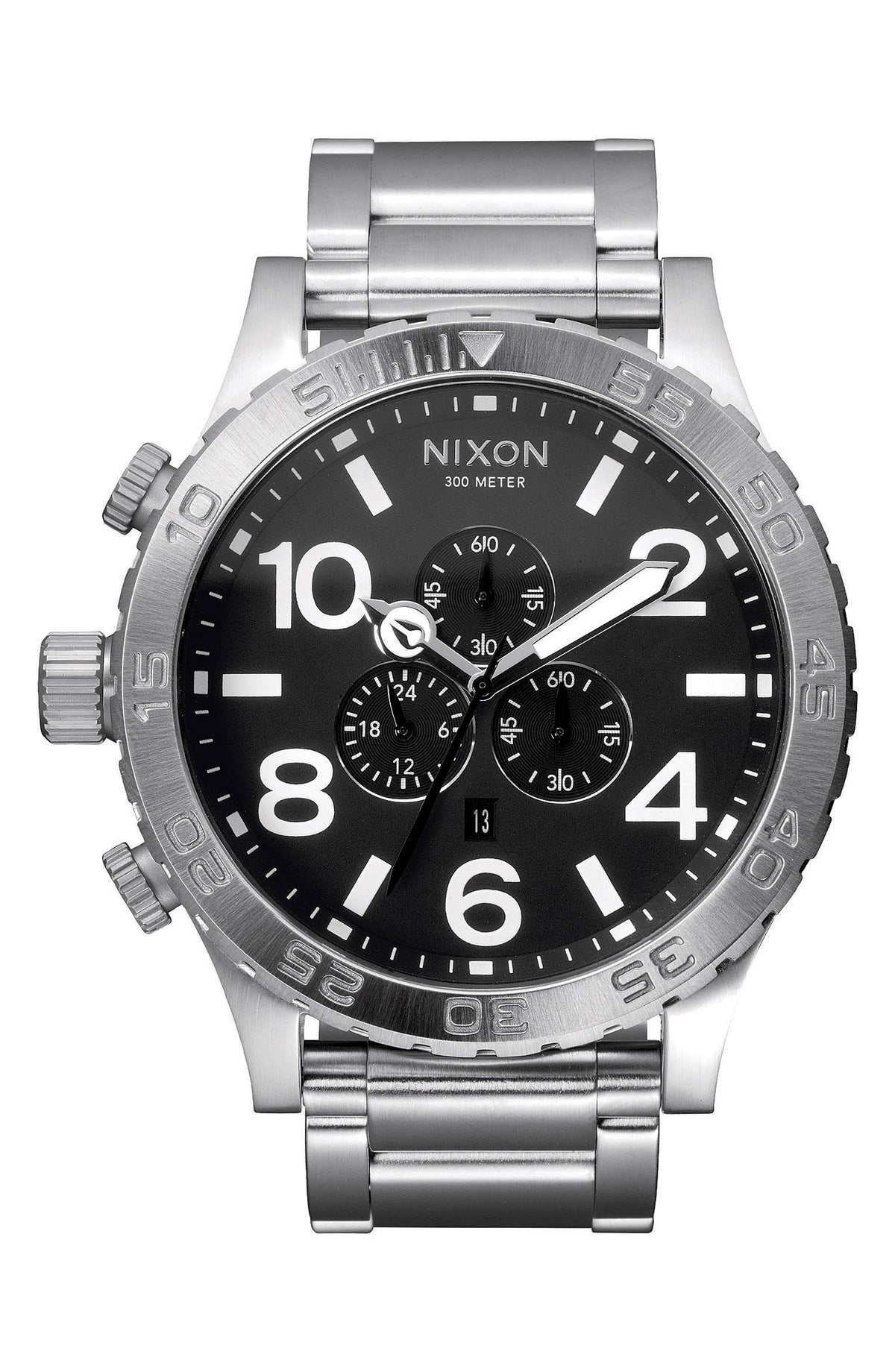 Black Chrono Watch F9531