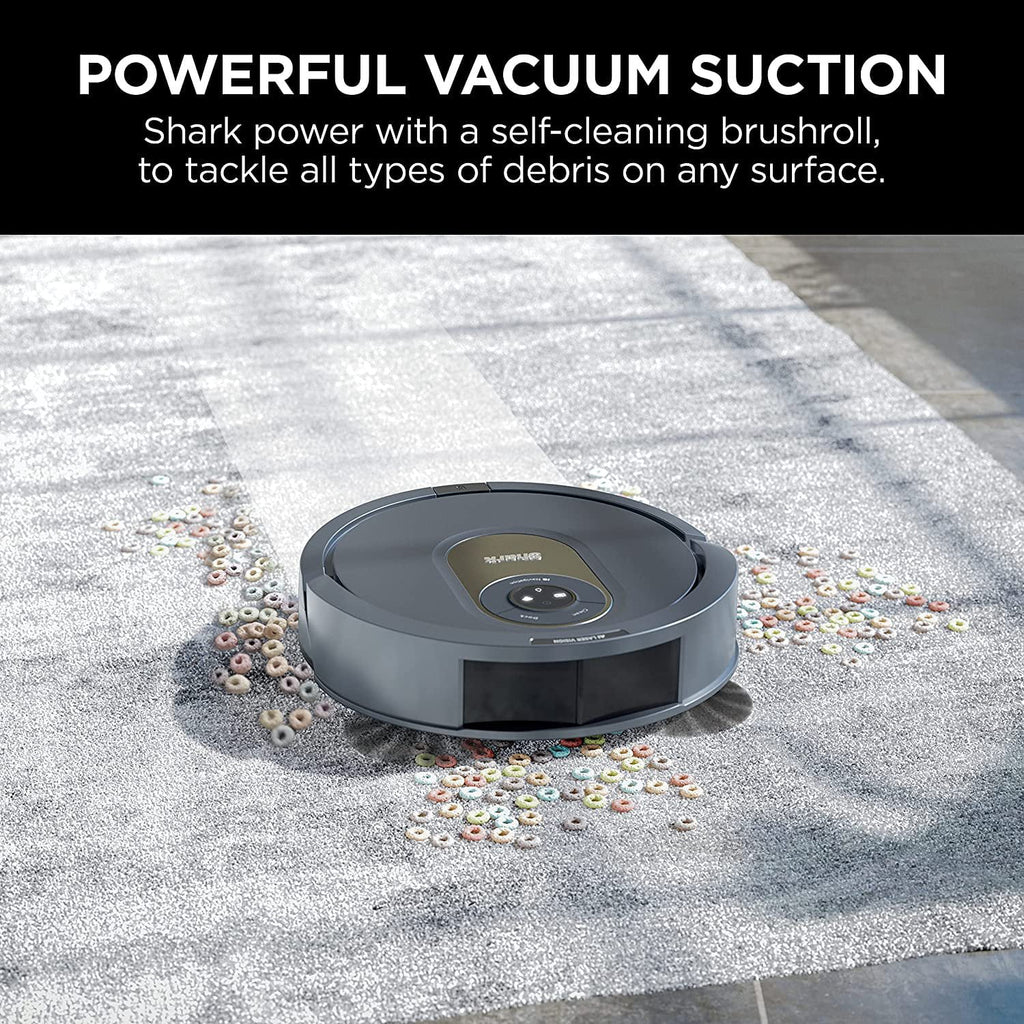 Robot Vacuum with Self-Cleaning Brushroll, Home Mapping, Gray R1101