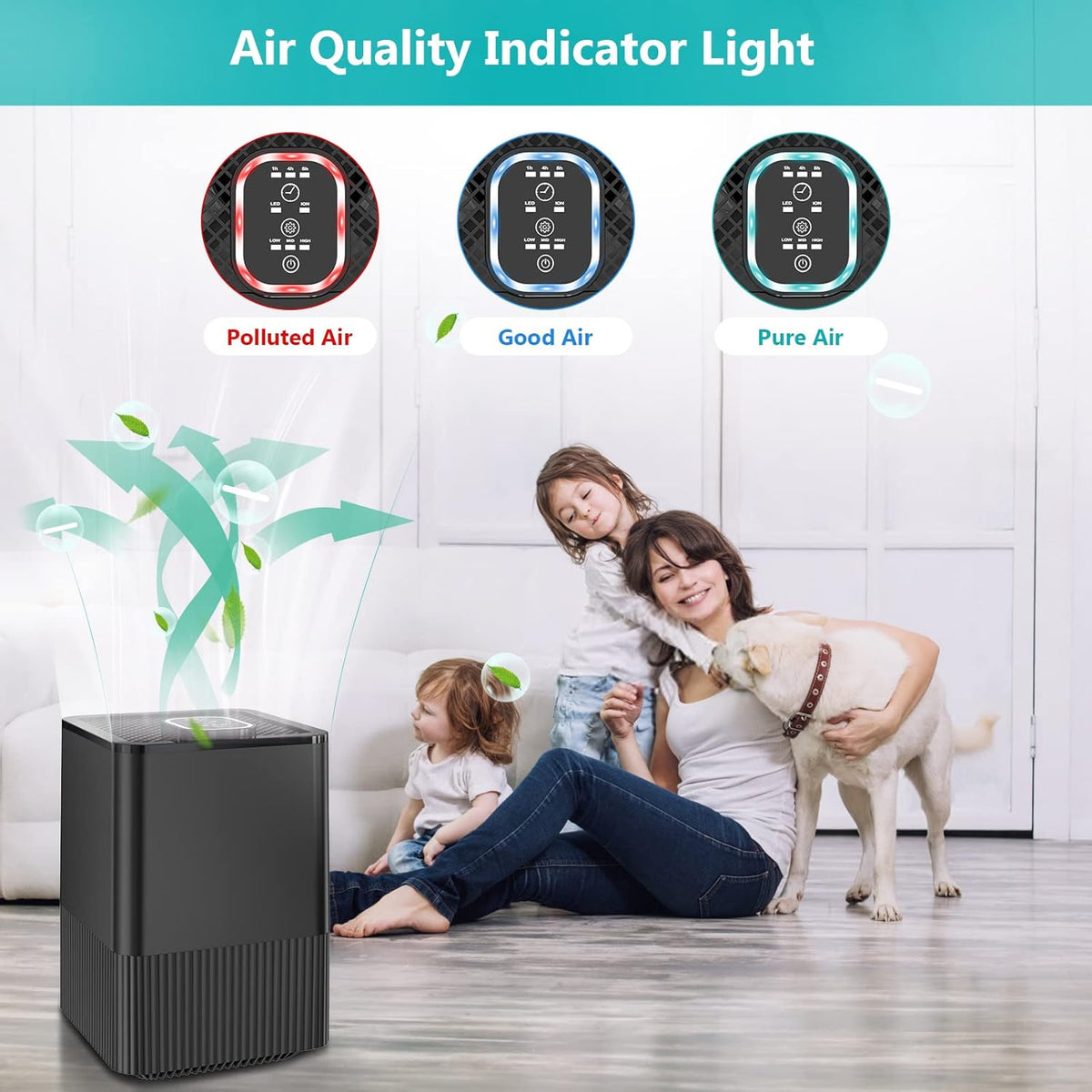 H13 TURE HEPA Air Purifiers Pack of 2 J946