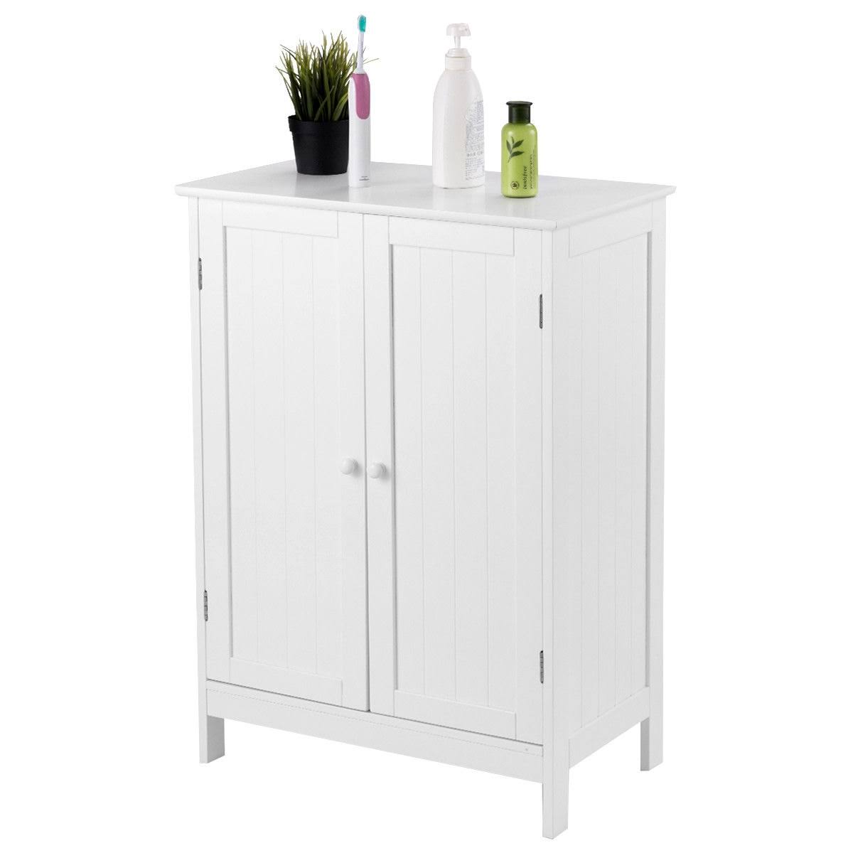Bathroom Floor Storage Double Door Cabinet C2981