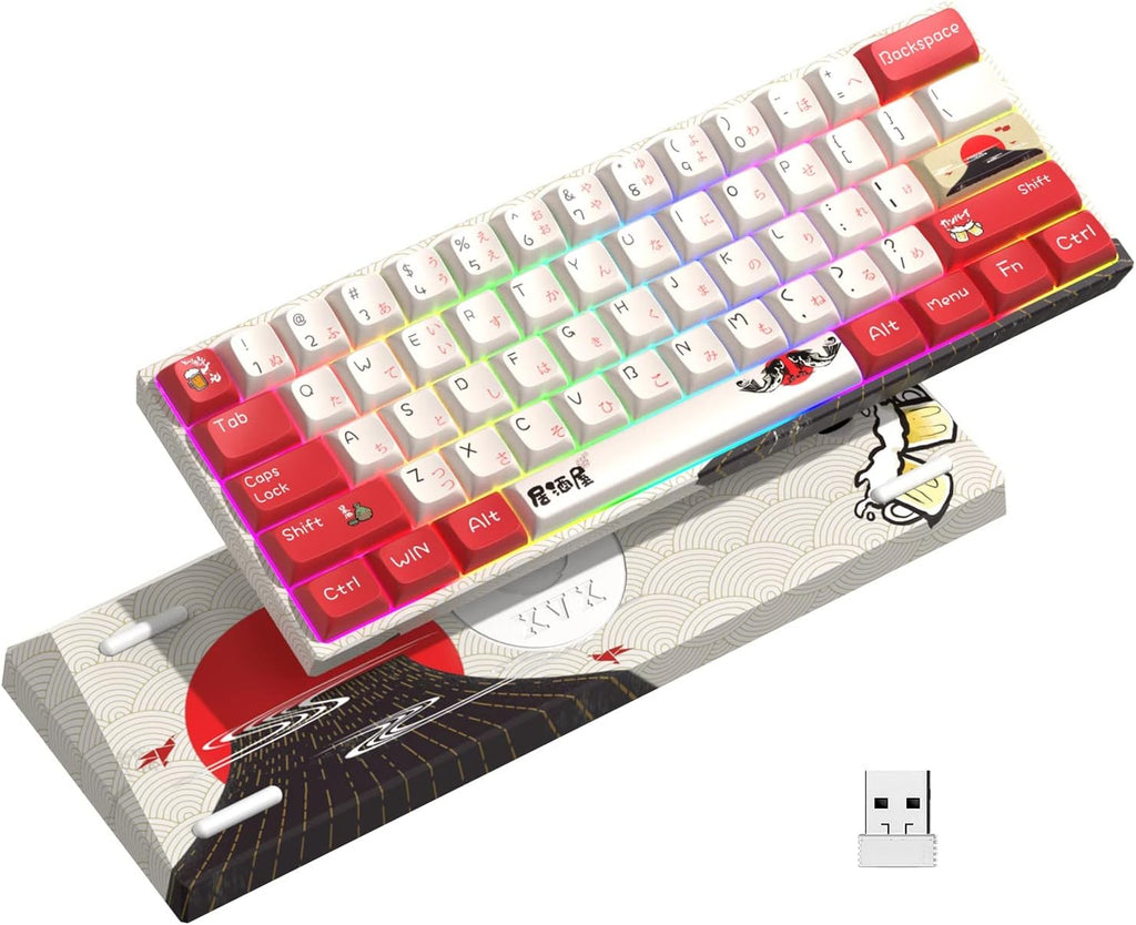 60% Wireless Mechanical Keyboard with RGB Backlit G9033