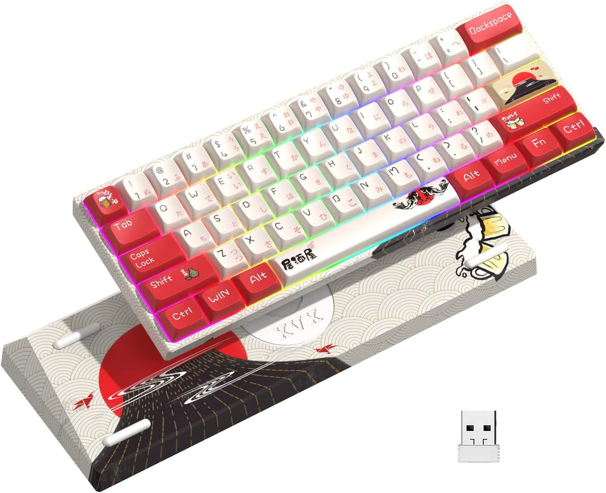 60% Wireless Mechanical Keyboard with RGB Backlit G9033