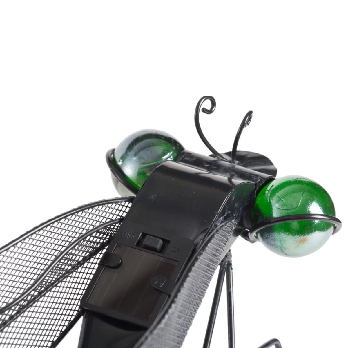 Night Black and Green Dragonfly Shaped Decorative Figurine Q7993