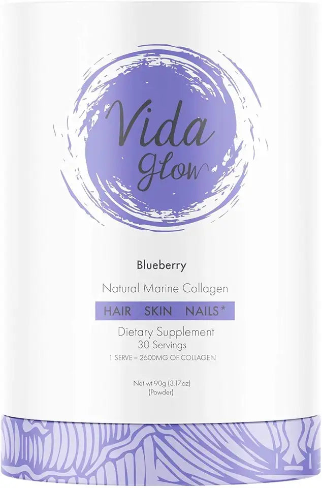 100% Natural Marine Collagen Blueberry Flavor 30 x 3 Gram Servings P296