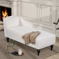 58 inch Velvet Button Tufted Chaise Lounge Sofa G56672