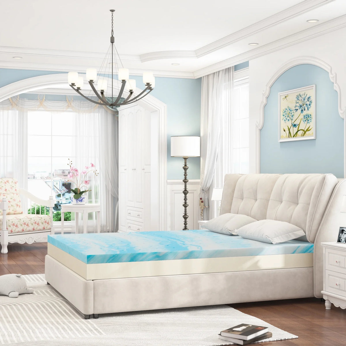 3 Inch Twin Gel Memory Foam Mattress Topper U50939