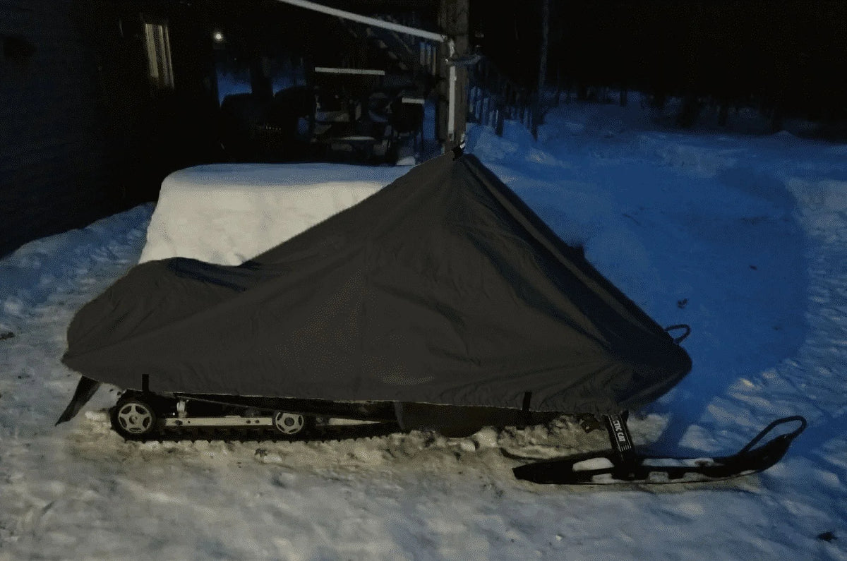 200 Denier All Black Snowmobile Cover D1139