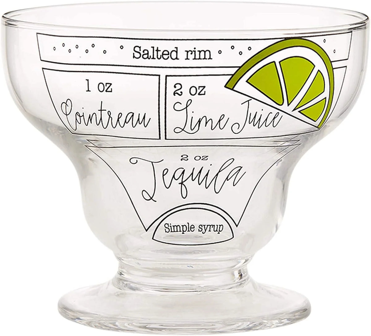 Clear Stemless Margarita Glass 6 Piece Set N1267