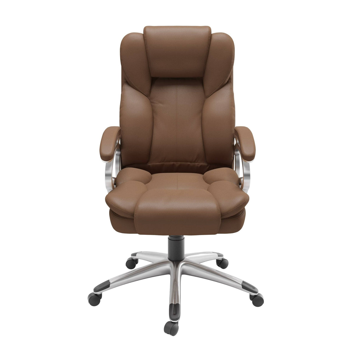 Caramel Brown Leatherette Executive Office Chair F273