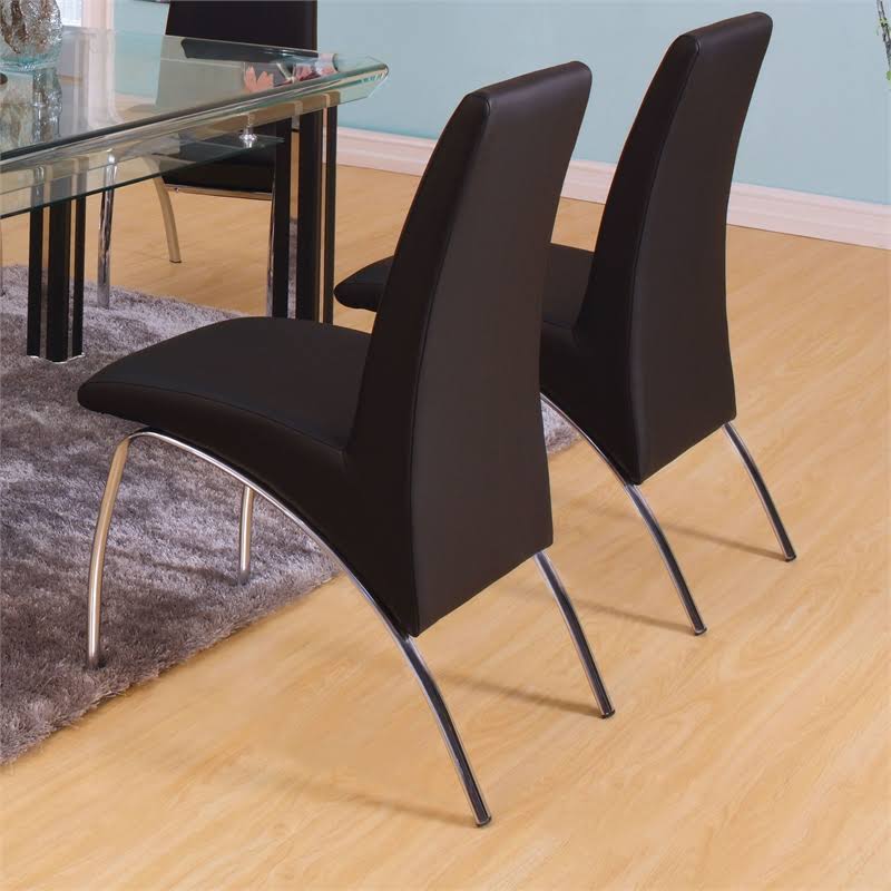 Black Flared Dining Chair P908558
