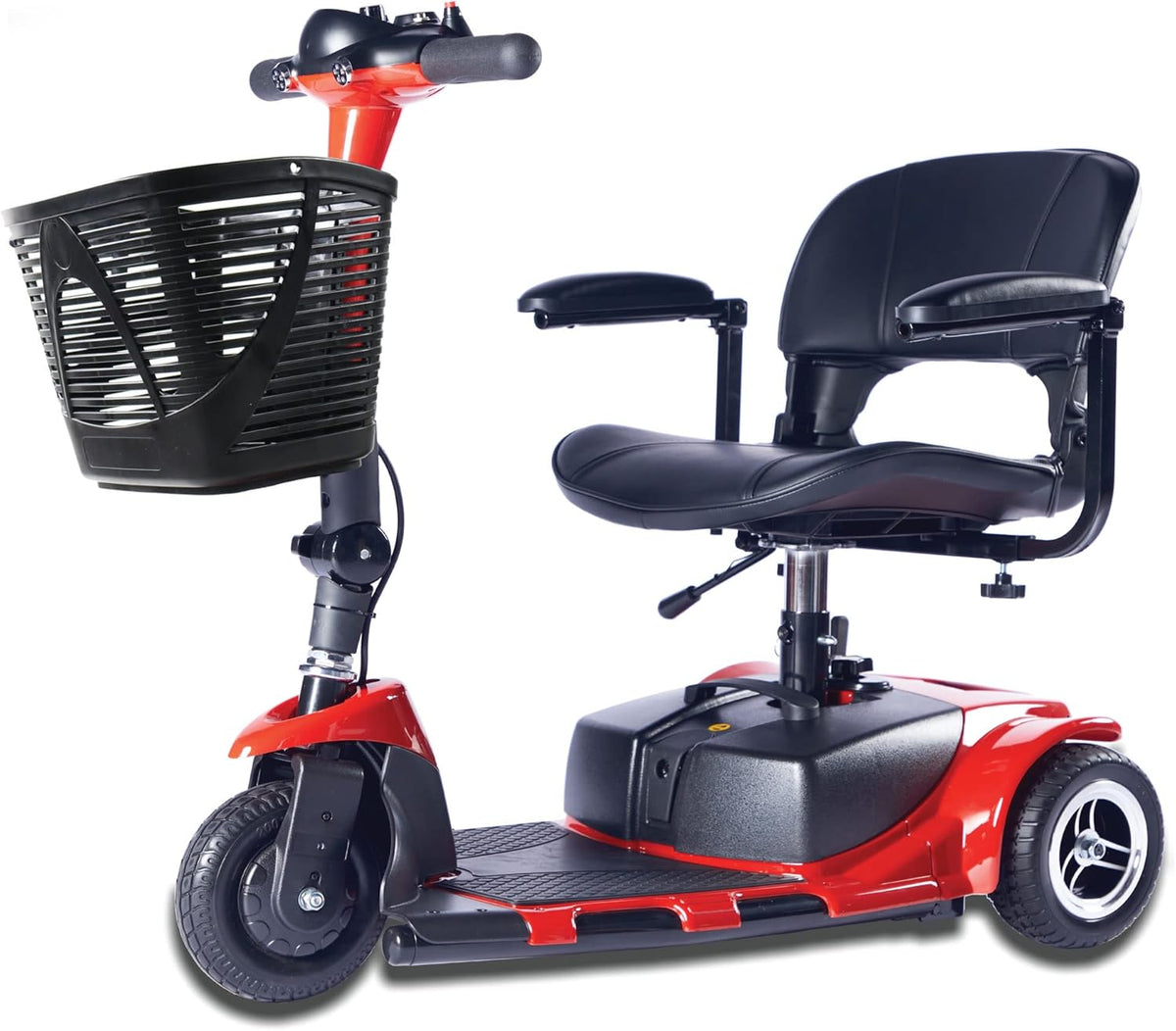 Lightweight Folding 3 Wheel Mobility Scooter with Charger and Basket L182