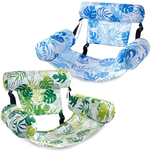 2 Pack Inflatable Pool Floating Lounge Chairs V154