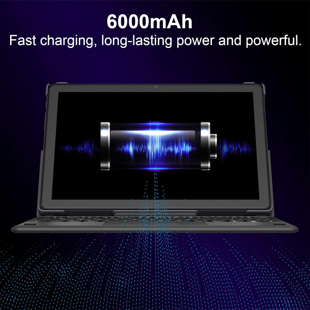 Android 11 Tablet 10.1 inch 2 in 1 Octa-Core 3GB RAM 64GB ROM with Keyboard Z774