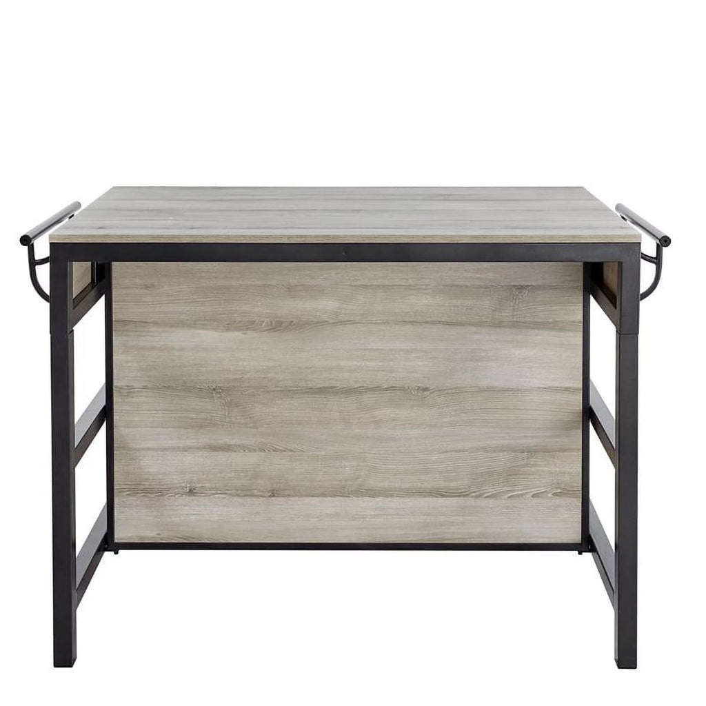 Counter Height Dining Table in Weathered Driftwood H94106
