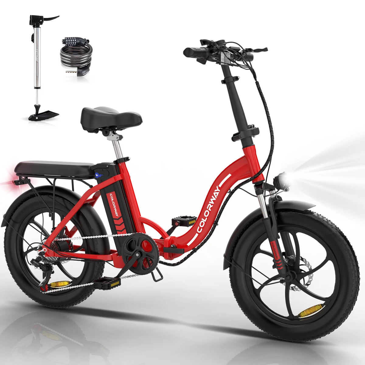 500W Fat Tire Electric Bike 11.2Ah 36V T9143