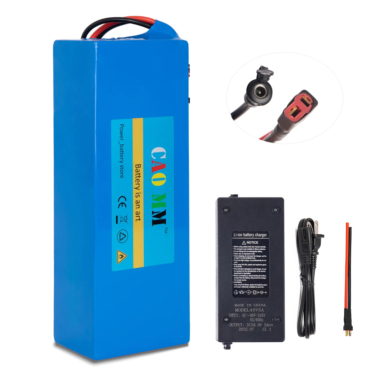 48V 10AH Lithium Battery with 5A Fast Charger O466