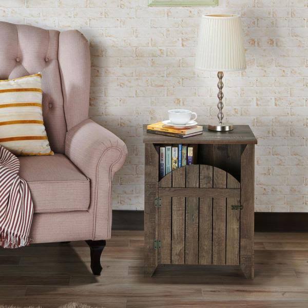 Reclaimed Oak End Table O893