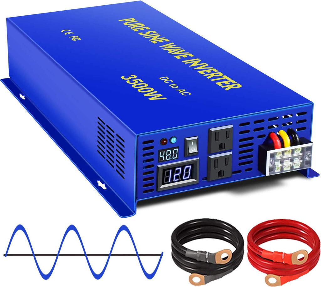 3500 Watt Pure Sine Wave Power Inverter 48V to 120V AC L176