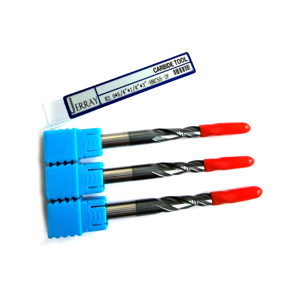 3pcs Tungsten Solid Carbide Router Bits with TiAIN Coated Z13562