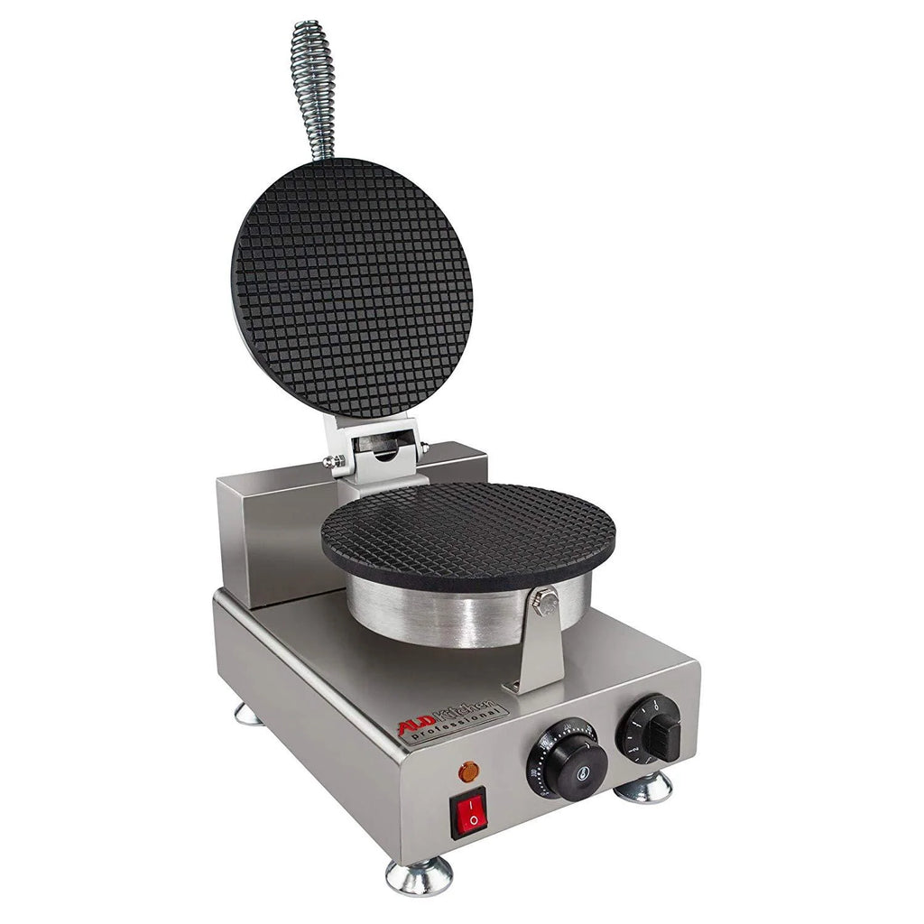 Commercial Electric Stainless Steel Waffle Cone Maker Q736
