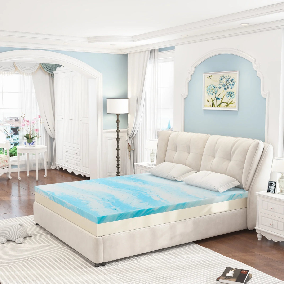 3 Inch Twin Gel Memory Foam Mattress Topper U50939