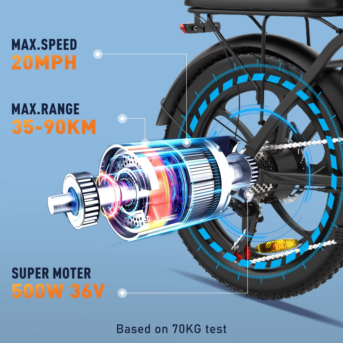 500W Fat Tire Electric Bike 11.2Ah 36V T9143