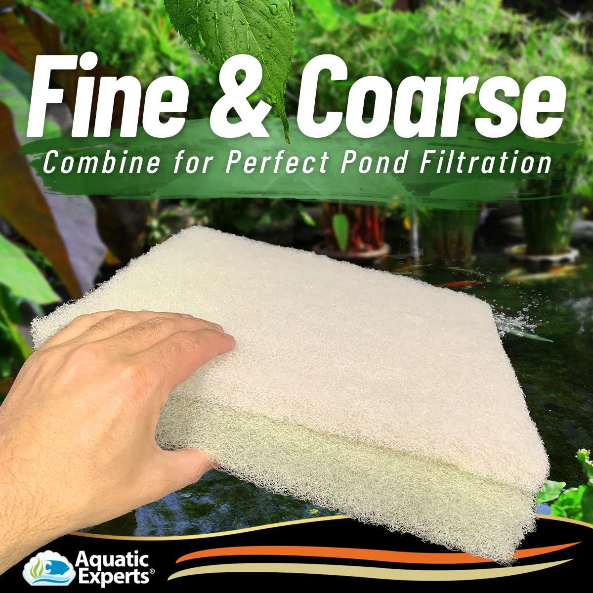 12" x 72" Cream Coarse and White Fine Filter Pad E551983