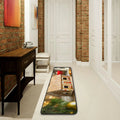 2'X6' Gingerbread House Runner Rug with Rubber Backing N893384