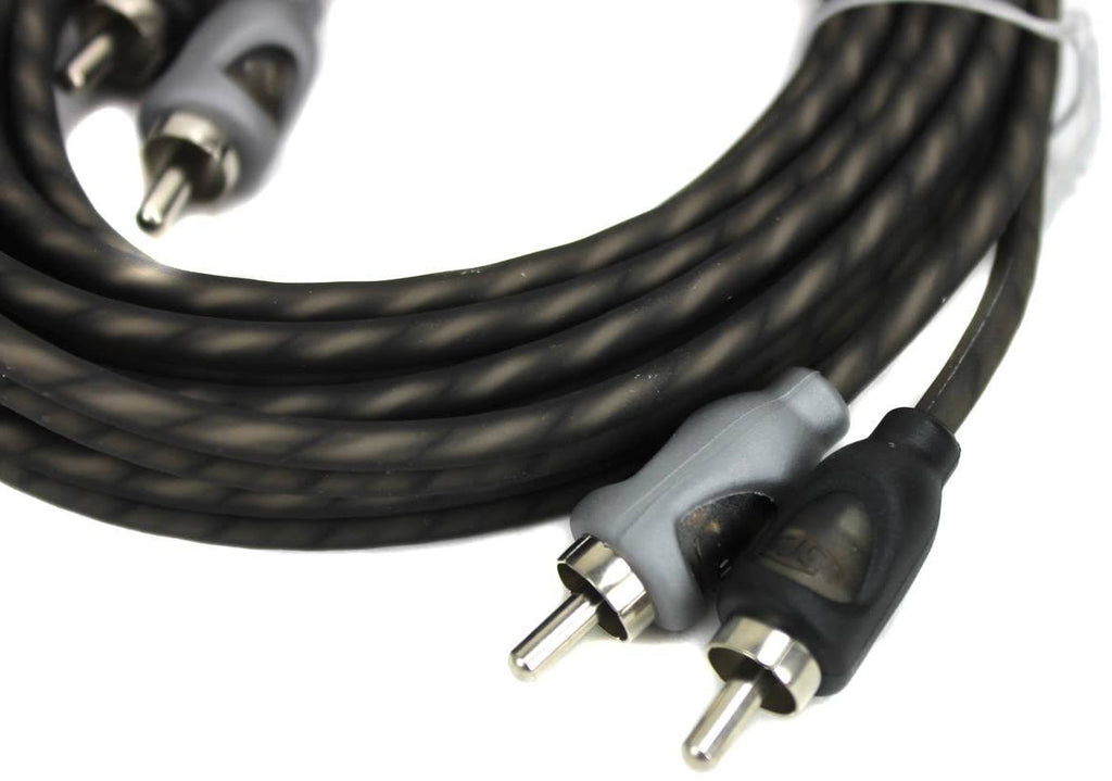 16 ft Twisted 2 CH RCA Car Audio Signal Cables U254