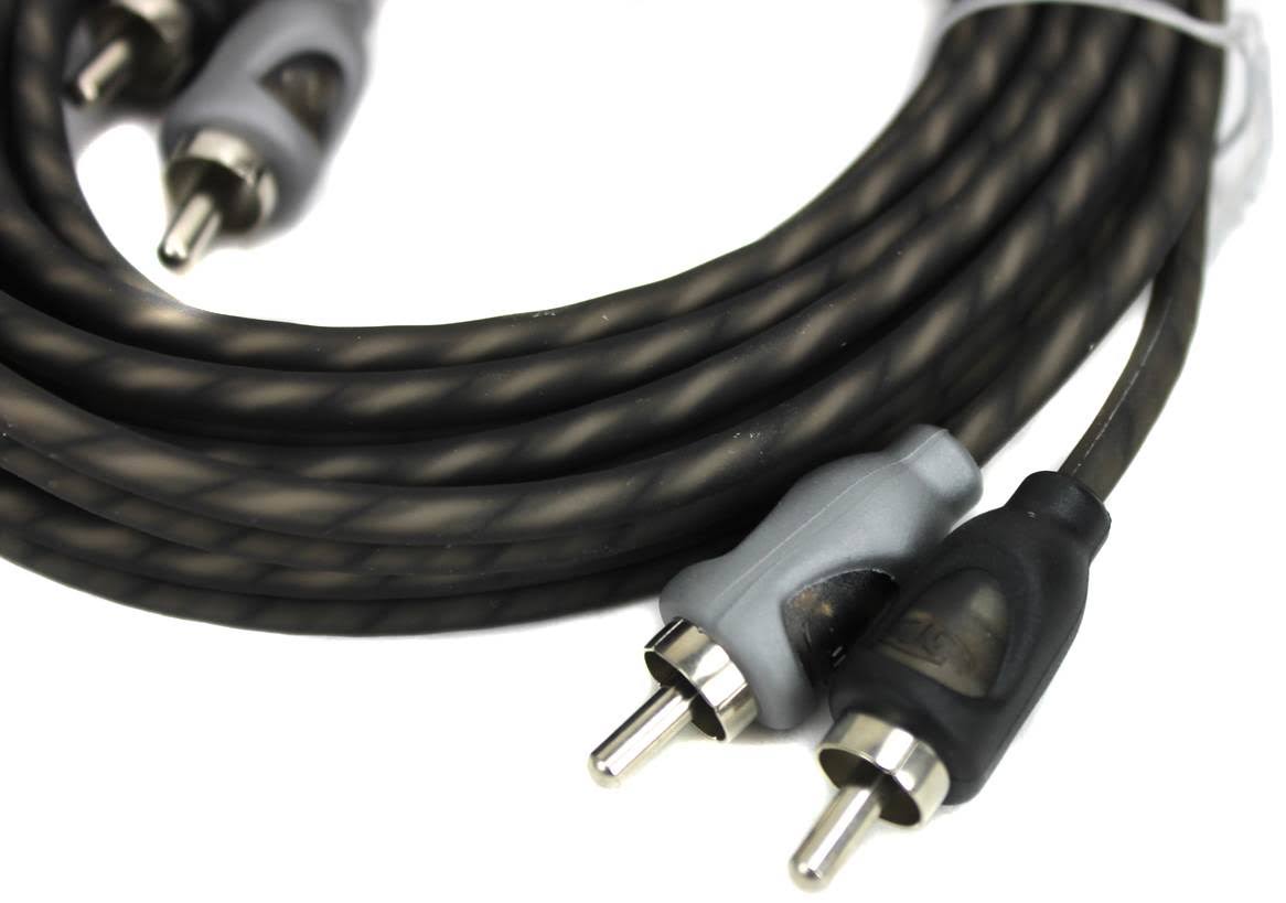 16 ft Twisted 2 CH RCA Car Audio Signal Cables U254