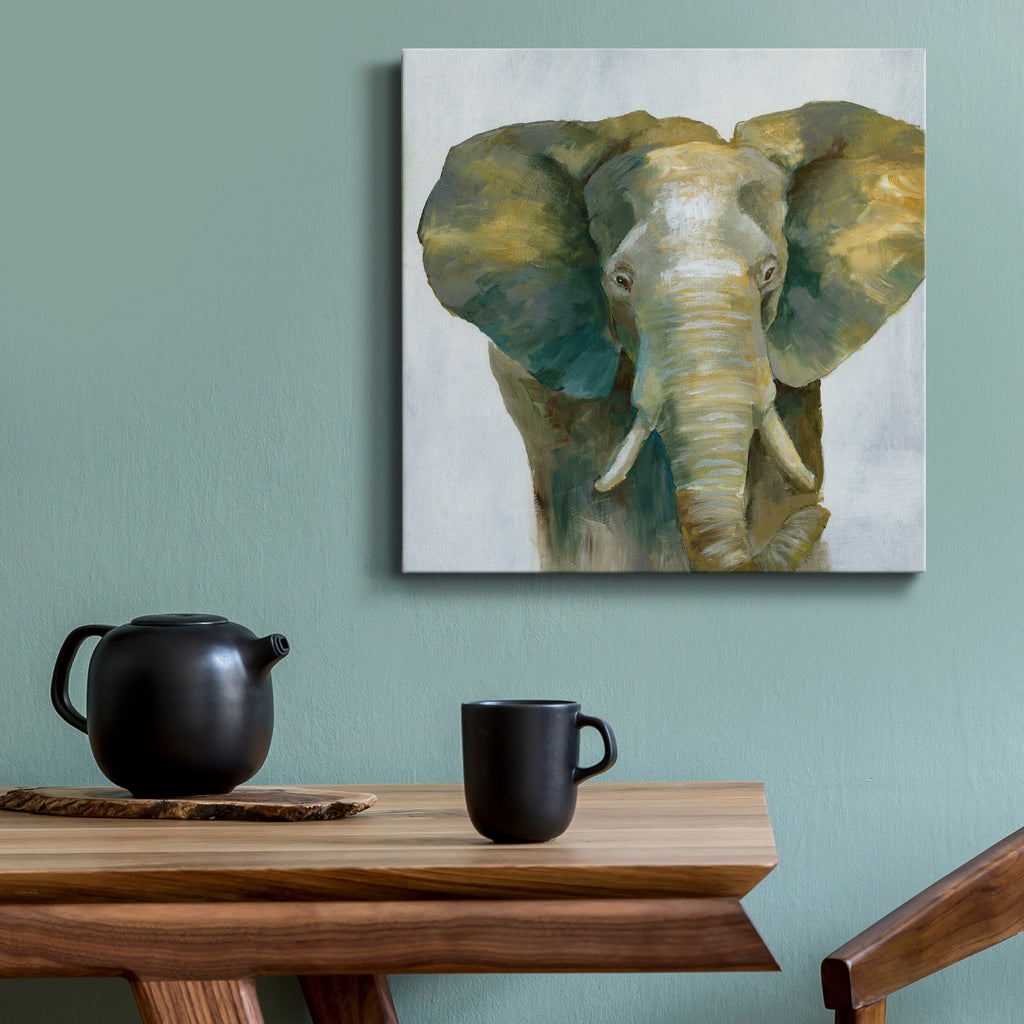Jade Elephant Gallery Wrapped Canvas M672