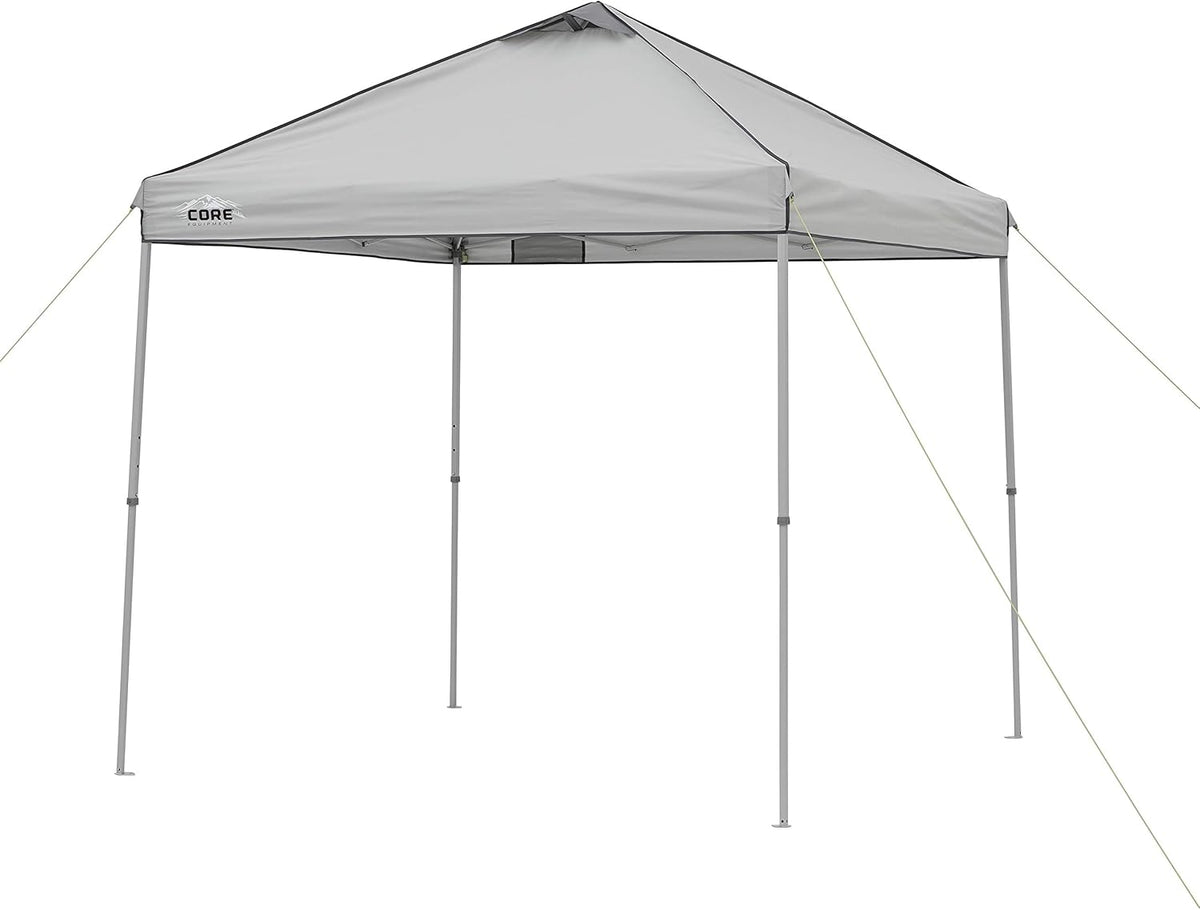 Gray 8 ft x 8 ft Straight Leg Canopy Tent with Carry Bag I320