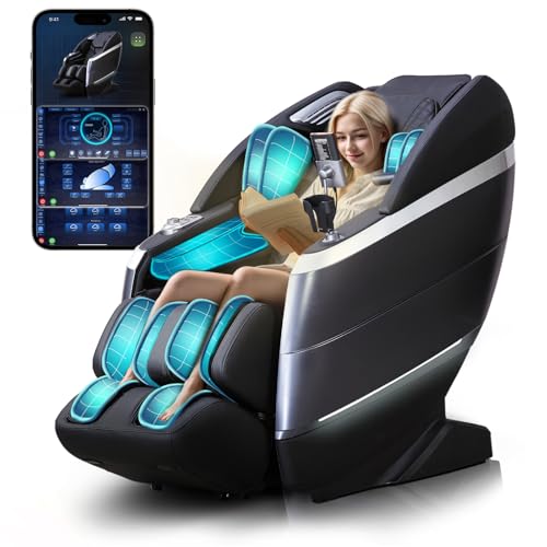 4D Full Body Massage Chair with Zero Gravity Recliner Grey K790902