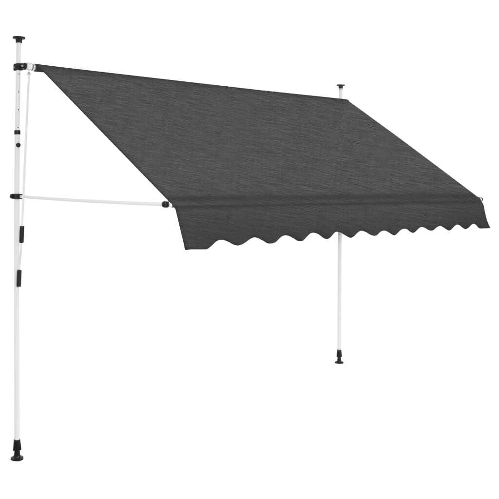 Patio Balcony Manual Shelter with Adjustable Versatile 98.4" X1035