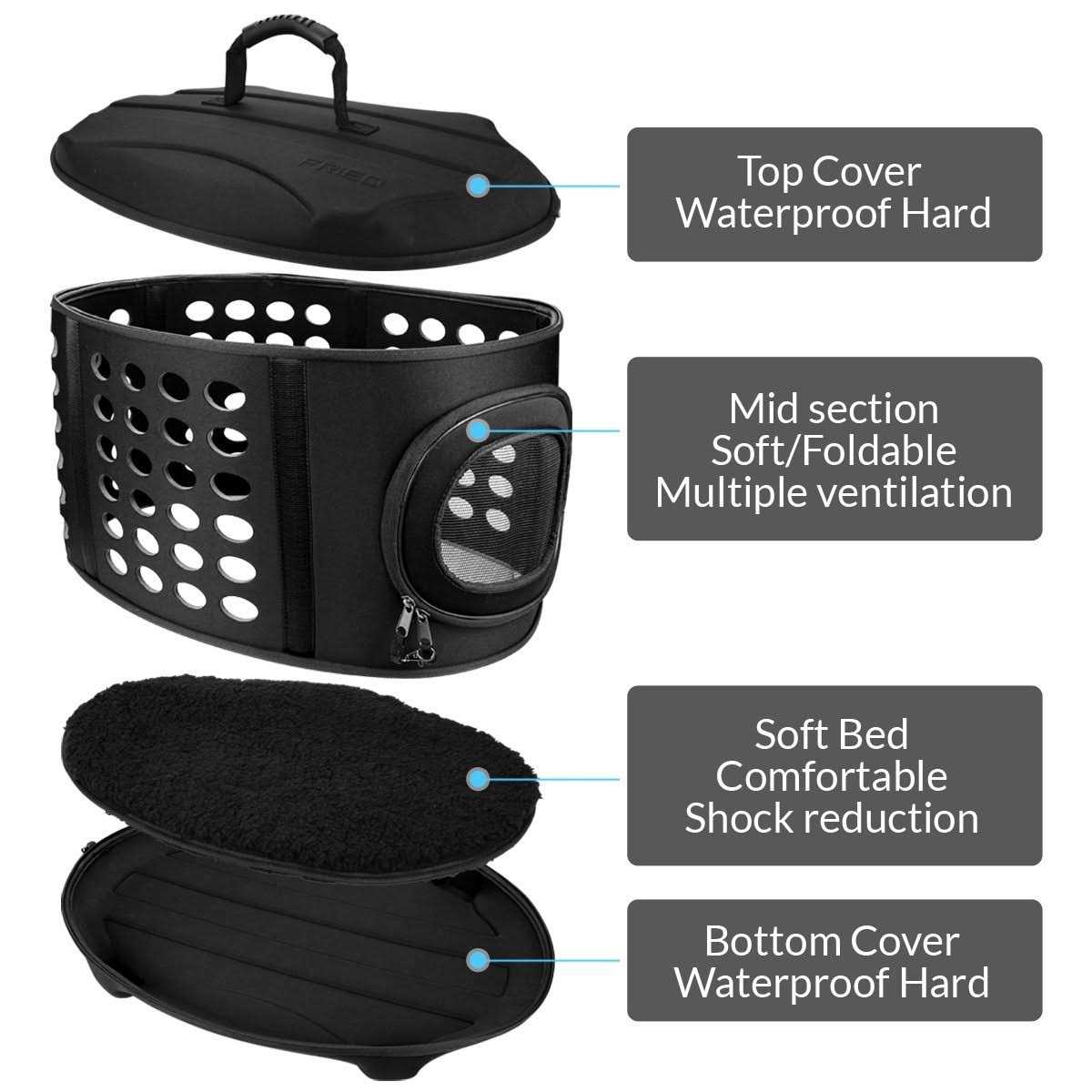 23-Inch Hard Cover Pet Carrier X56017