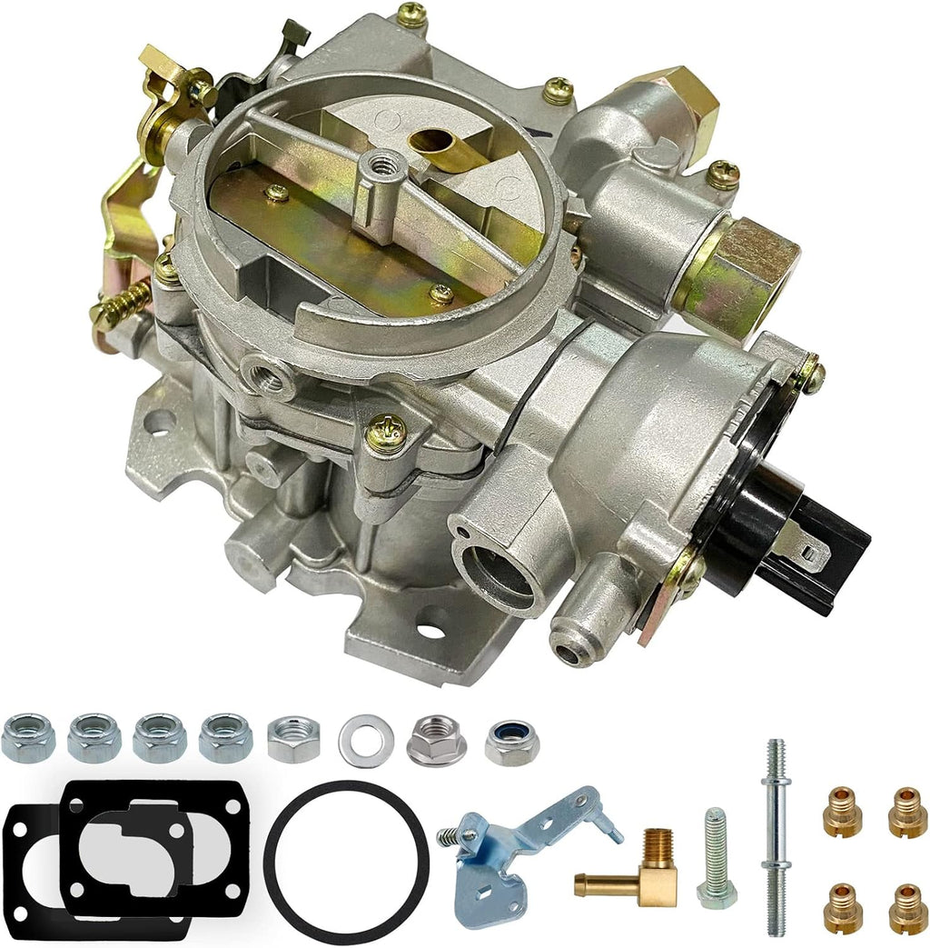 Marine Carburetor 2 Barrel Electric Choke with Jets and Gaskets M9896