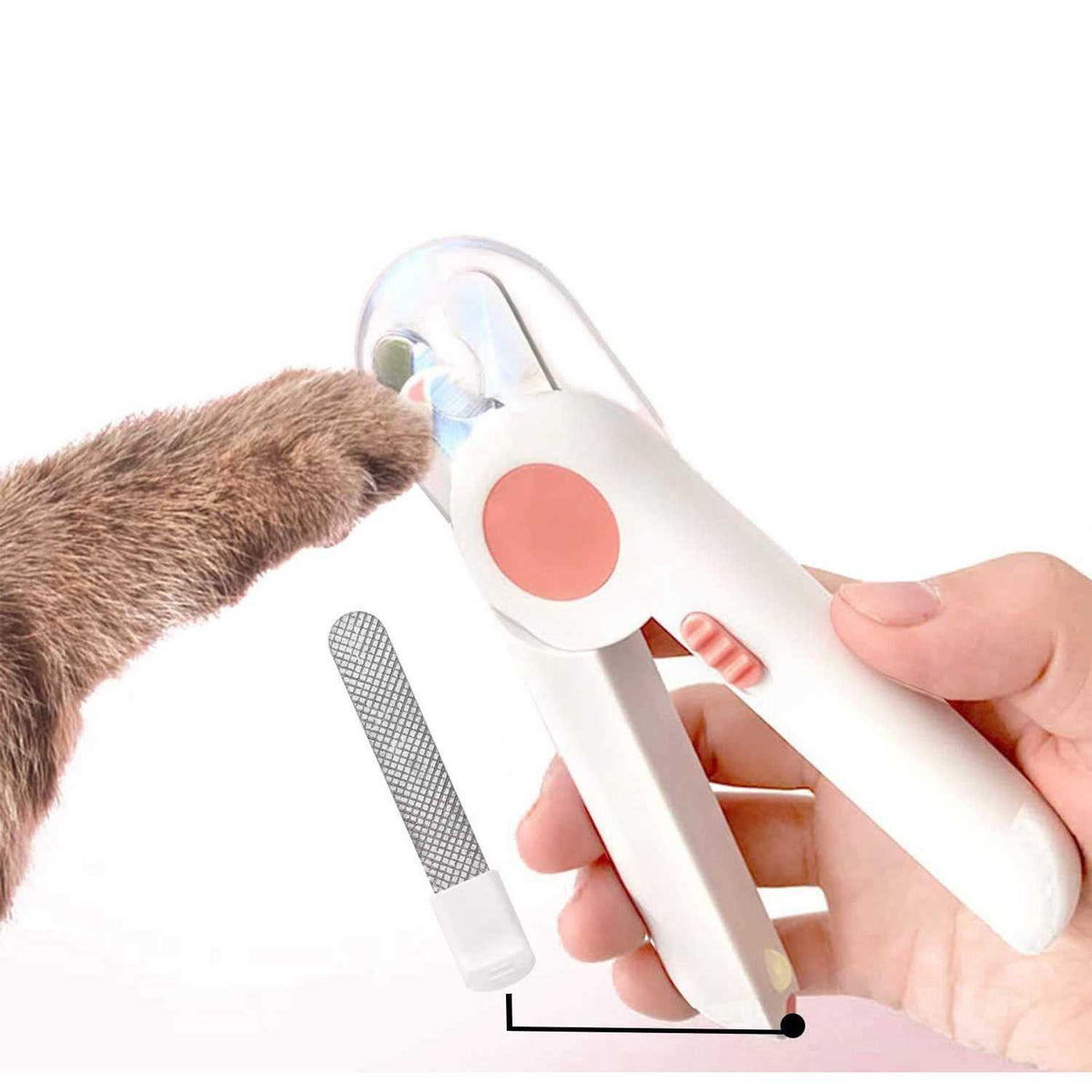 Dog Nail Clippers and Trimmers with Safety Guard LED Light O77285