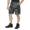 Black Camo BDU Shorts P9611