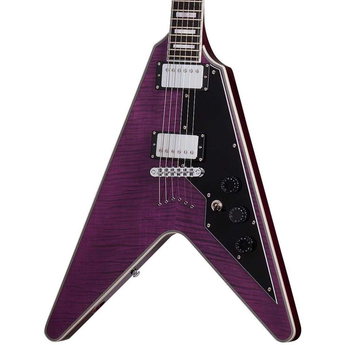 Transparent Purple Electric Guitar H9933