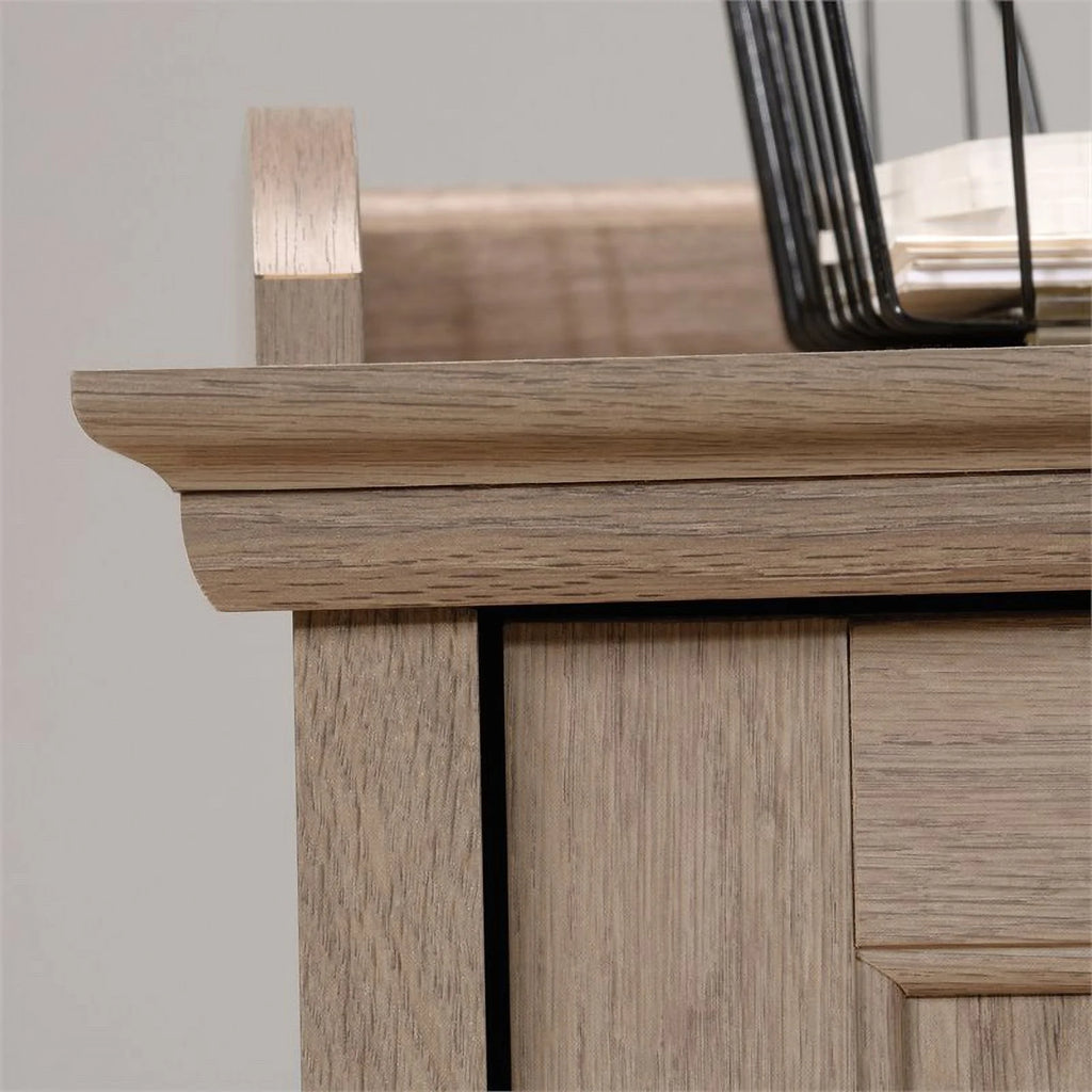 L-Desk, Salt Oak Finish T30050
