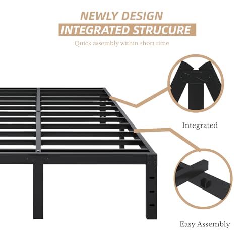 12 Inch Full Metal Bed Frame with Under Bed Storage G7153