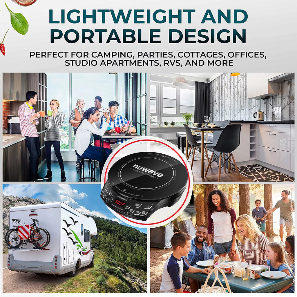 Portable Induction Cooktop with 6.5-inch Heating Coil O896