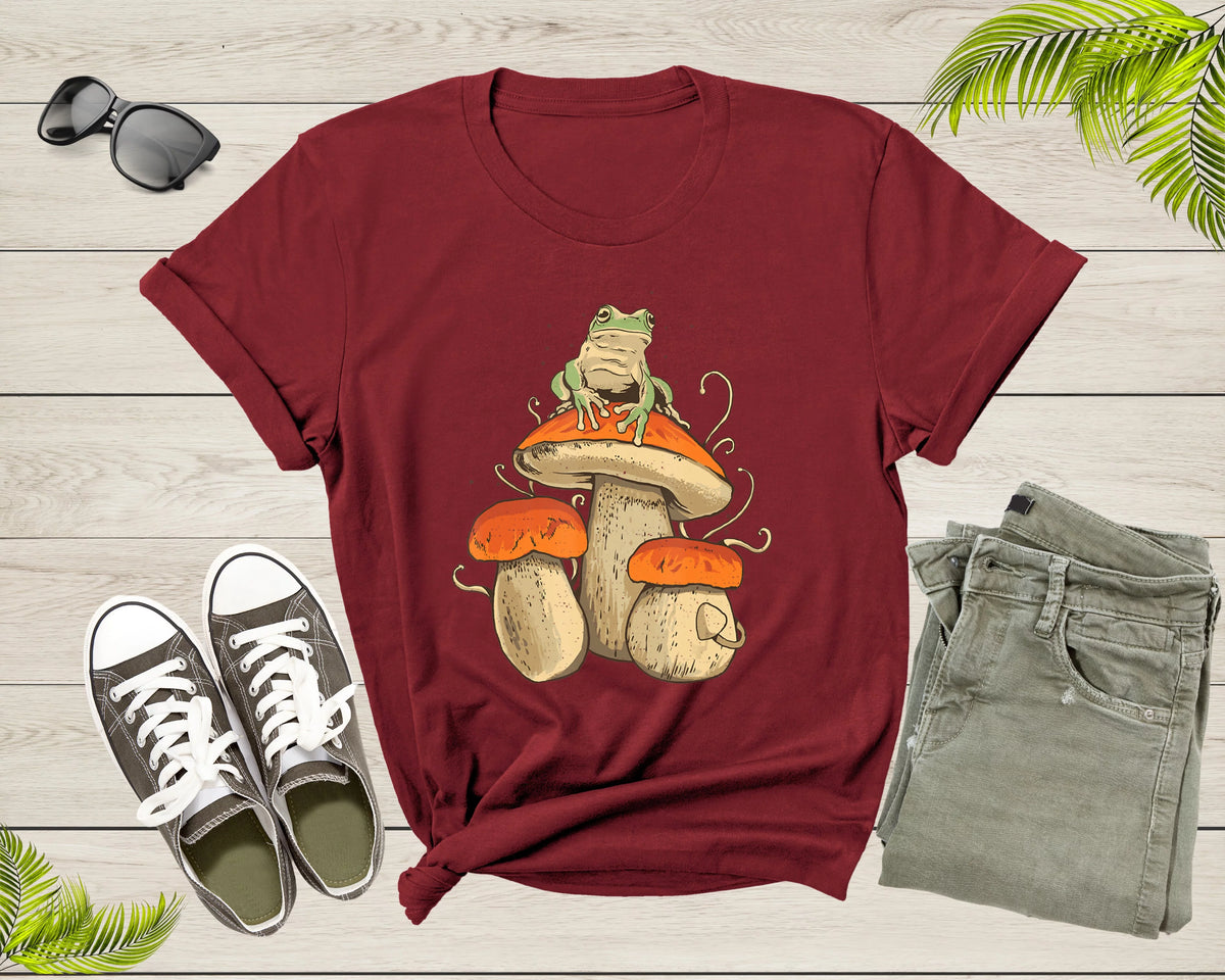Frog Toad Mushroom T-shirt S4481