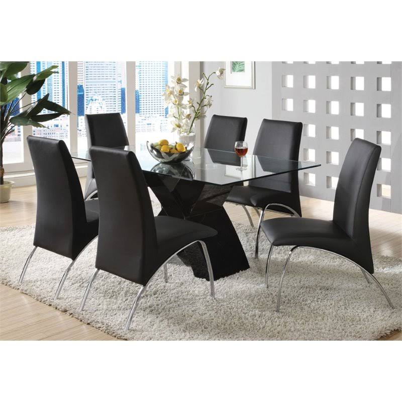 Black Flared Dining Chair P908558