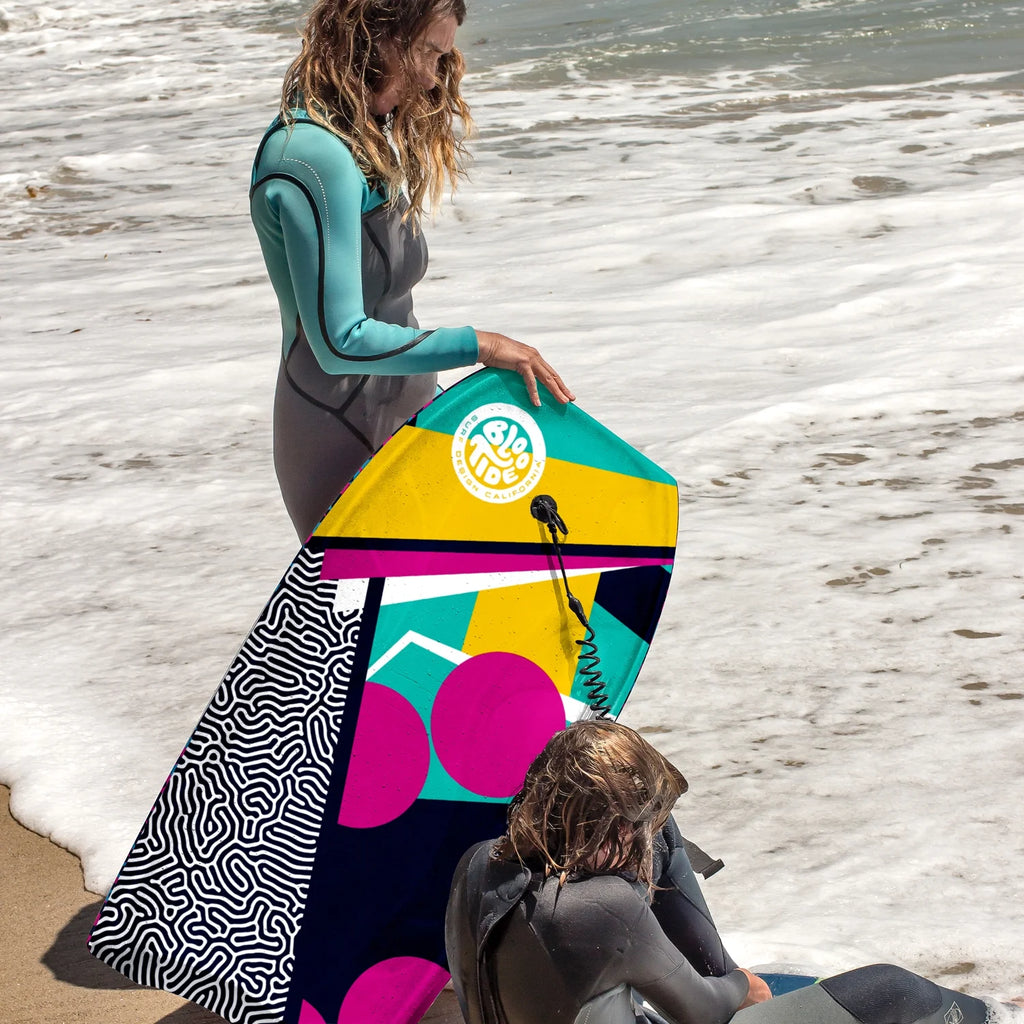 Pink Leopard Graphic 40in Foam Bodyboard with Leash G50212